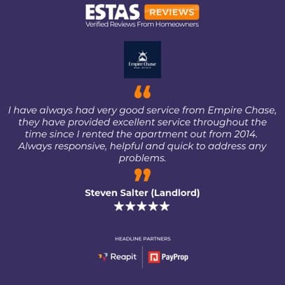 Review from Steven Salter, landlord