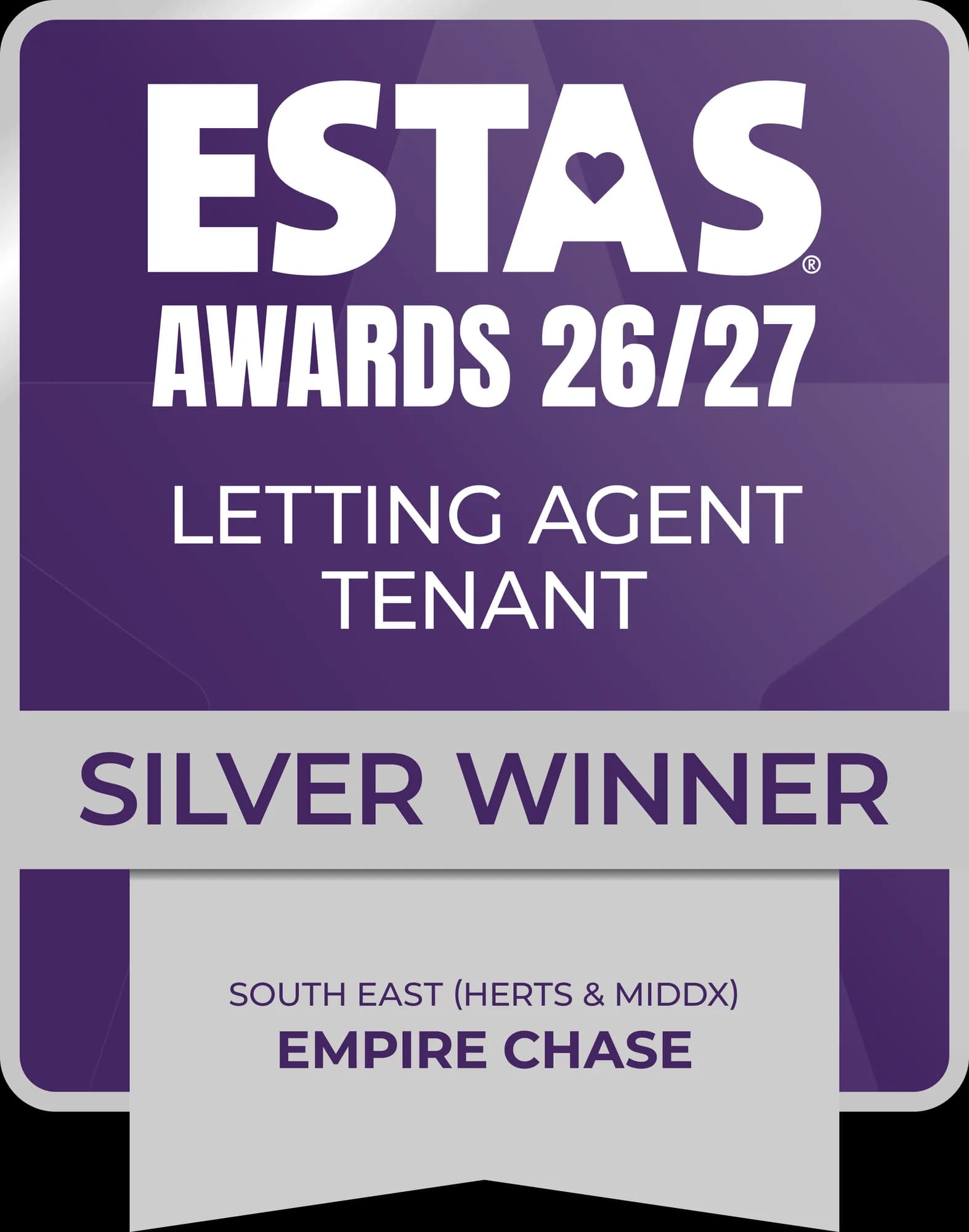 Best Letting Agent 2026 - Silver