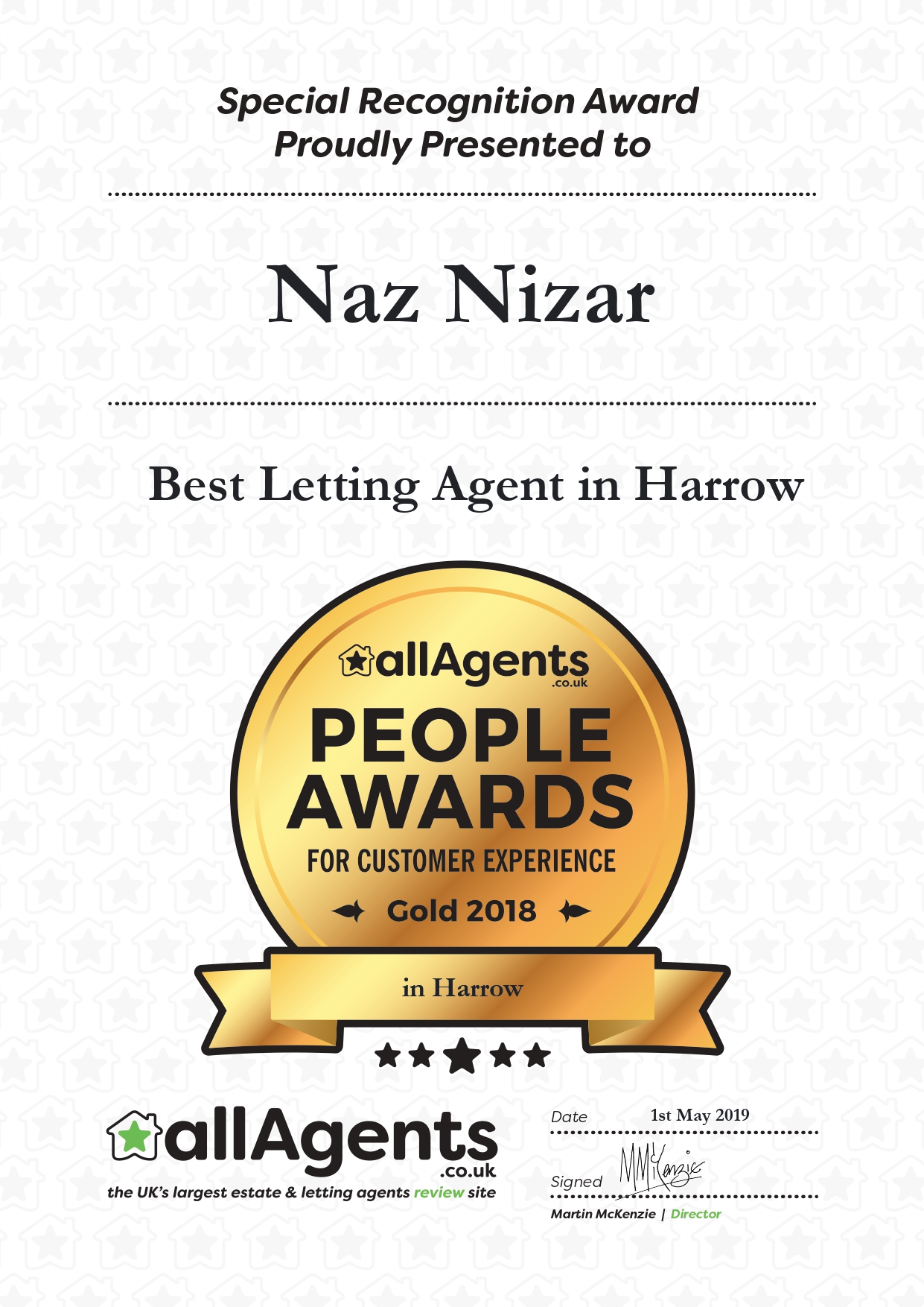 Best Letting Agent 2018 Gold page 0001 1